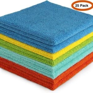 Microfiber Cleaning Cloths (Pack of 25)